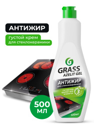 Средства для обезжиривания на кухне GraSS® Azelit gel для стеклокерамики 500 мл.